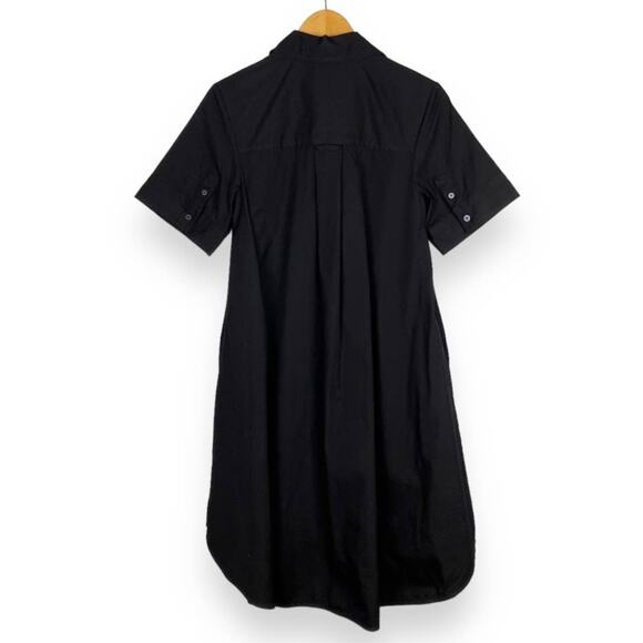 Everlane Daytripper Shirt Dress Size XS Oversized Black Button Down Minimalist - Picture 8 of 13